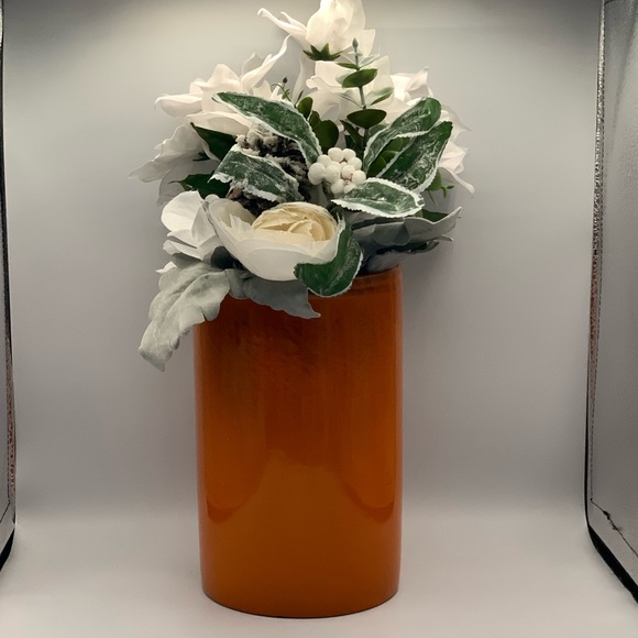 Orange Flower Vase - Picture 5 of 5